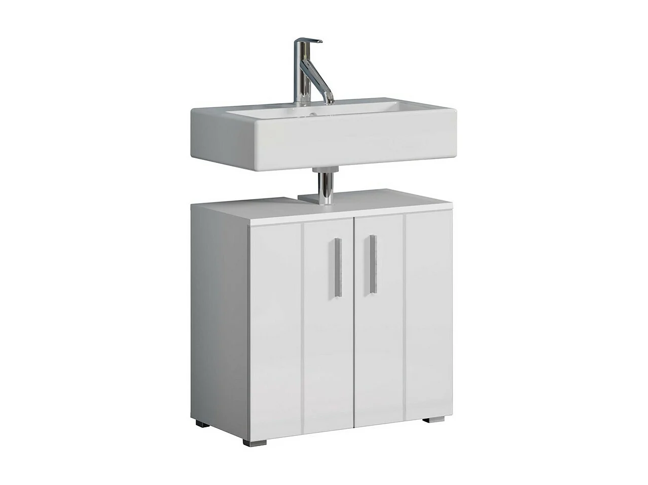 Mueble de Baño para Lavabo Wons, Blanco, 60x34x58 cm, Seven Design