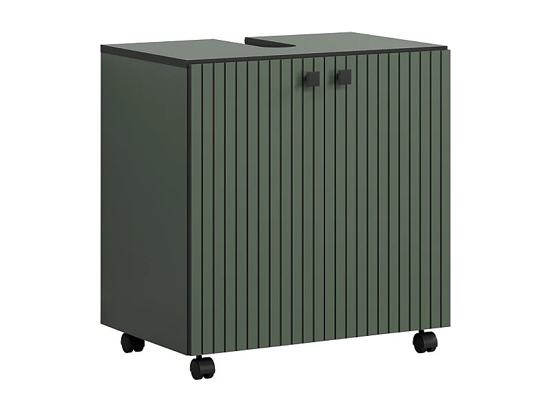 Meuble sous Lavabo Pure, Vert, 60x64x42 cm, EPIKASA