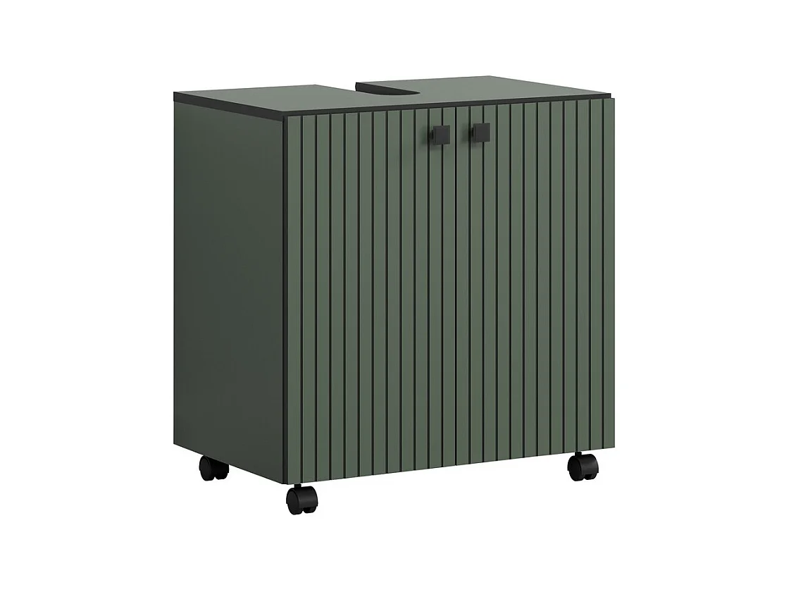 Meuble sous Lavabo Pure, Vert, 60x64x42 cm, EPIKASA