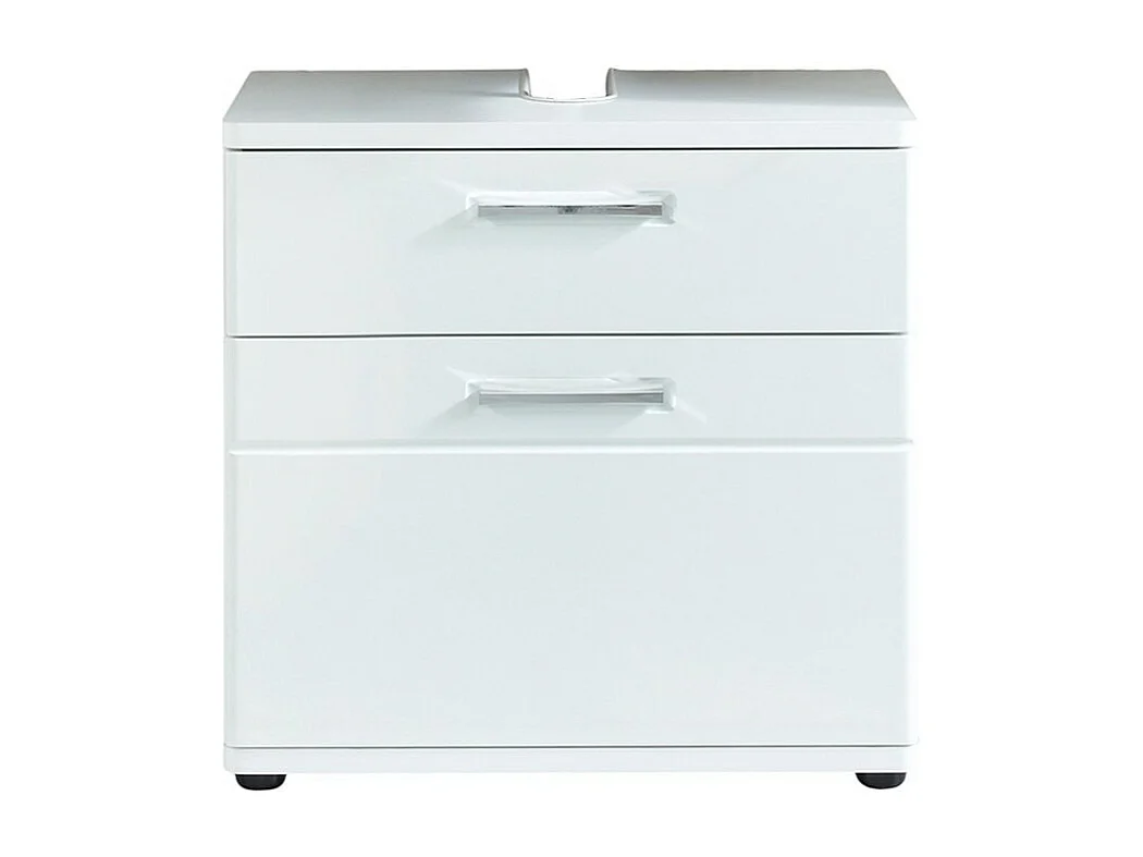 Badkamermeubel onder de Wastafel Monte, Wit, 60x38x58 cm, Seven Design