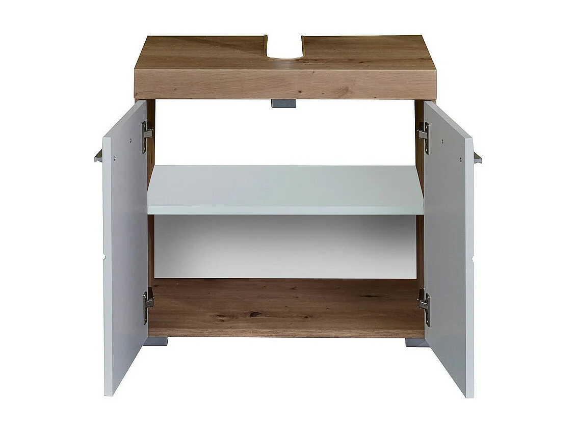 Mueble de Baño para Lavabo Amanda 1, Blanco, 60x34x56 cm, Seven Design