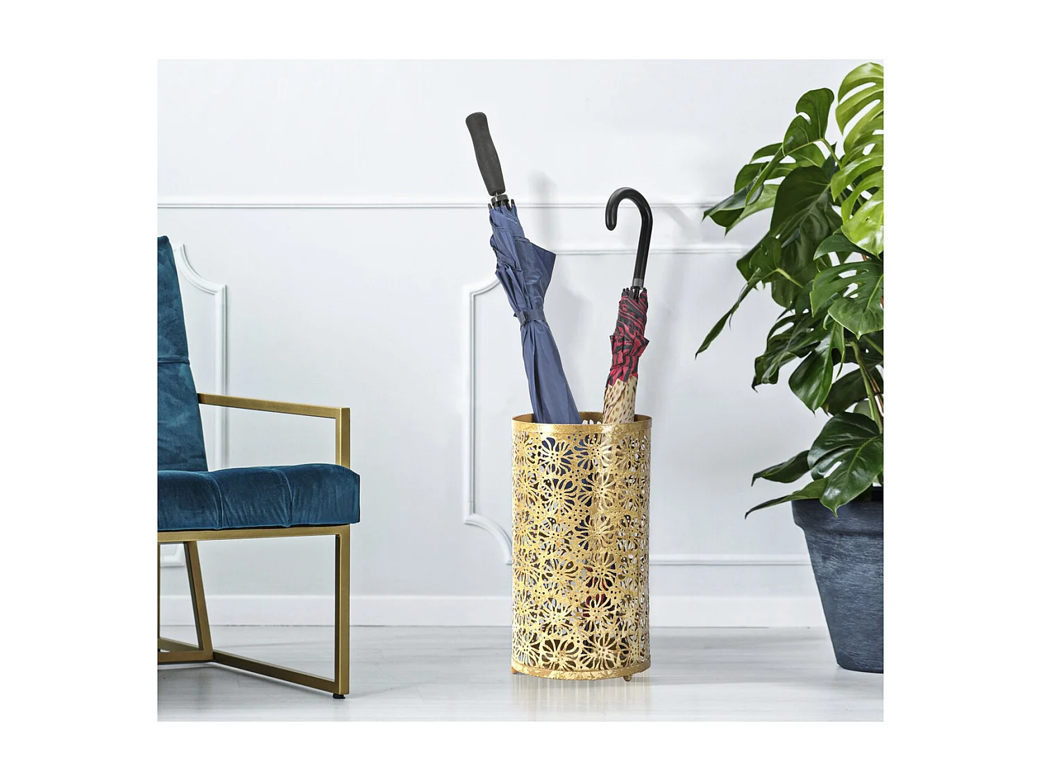 Paraplubak MF331, Goud, 24x24x42 cm, Seven Design