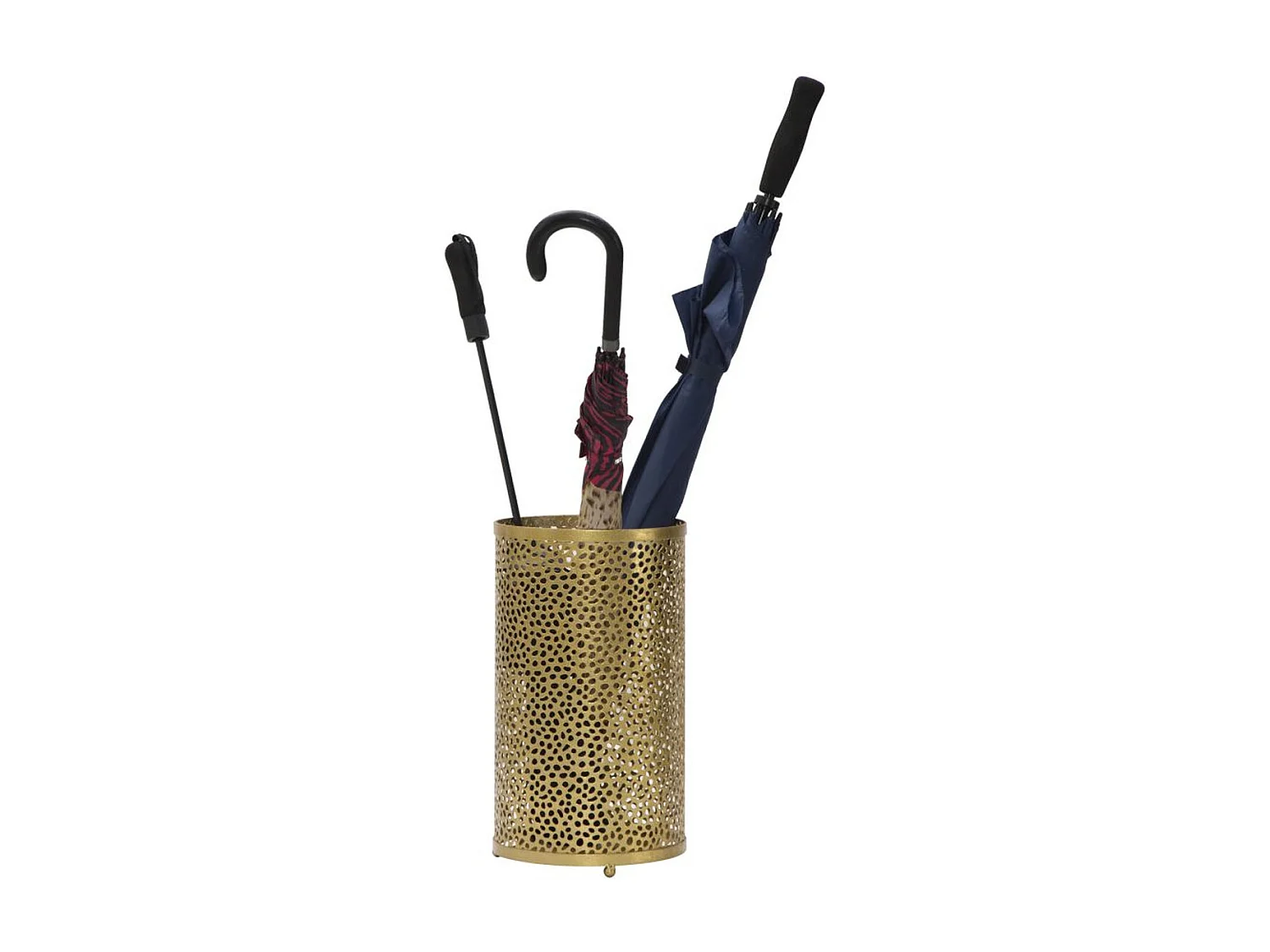 Porte-Parapluie MF332, Or, 24x24x43 cm, Seven Design