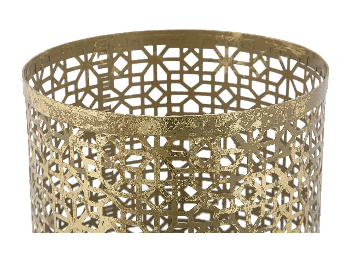 Porte-Parapluie MF330, Or, 24x24x42 cm, Seven Design