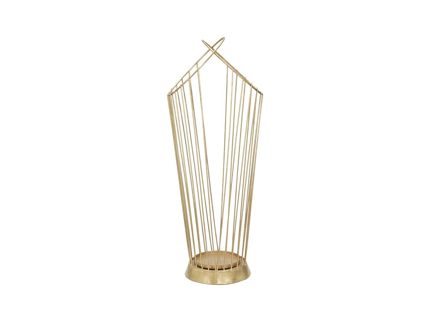 Porte-Parapluie MF328, Or, 26,5x23x68,5 cm, Epikasa