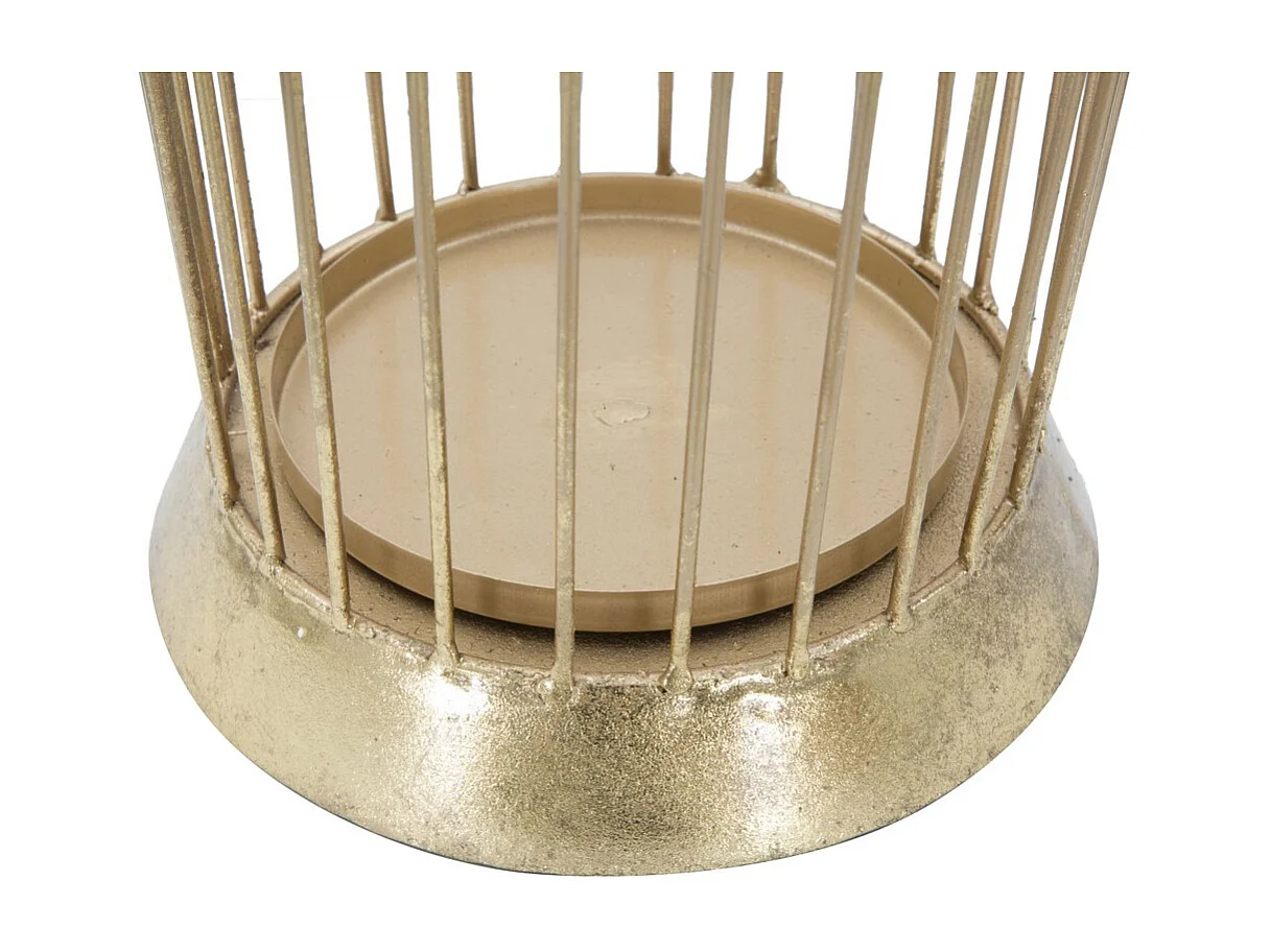Porta Paraguas MF328, Oro, 26,5x23x68,5 cm, Seven Design