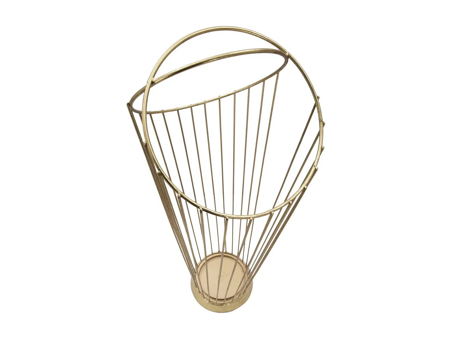 Porta Paraguas MF328, Oro, 26,5x23x68,5 cm, Seven Design