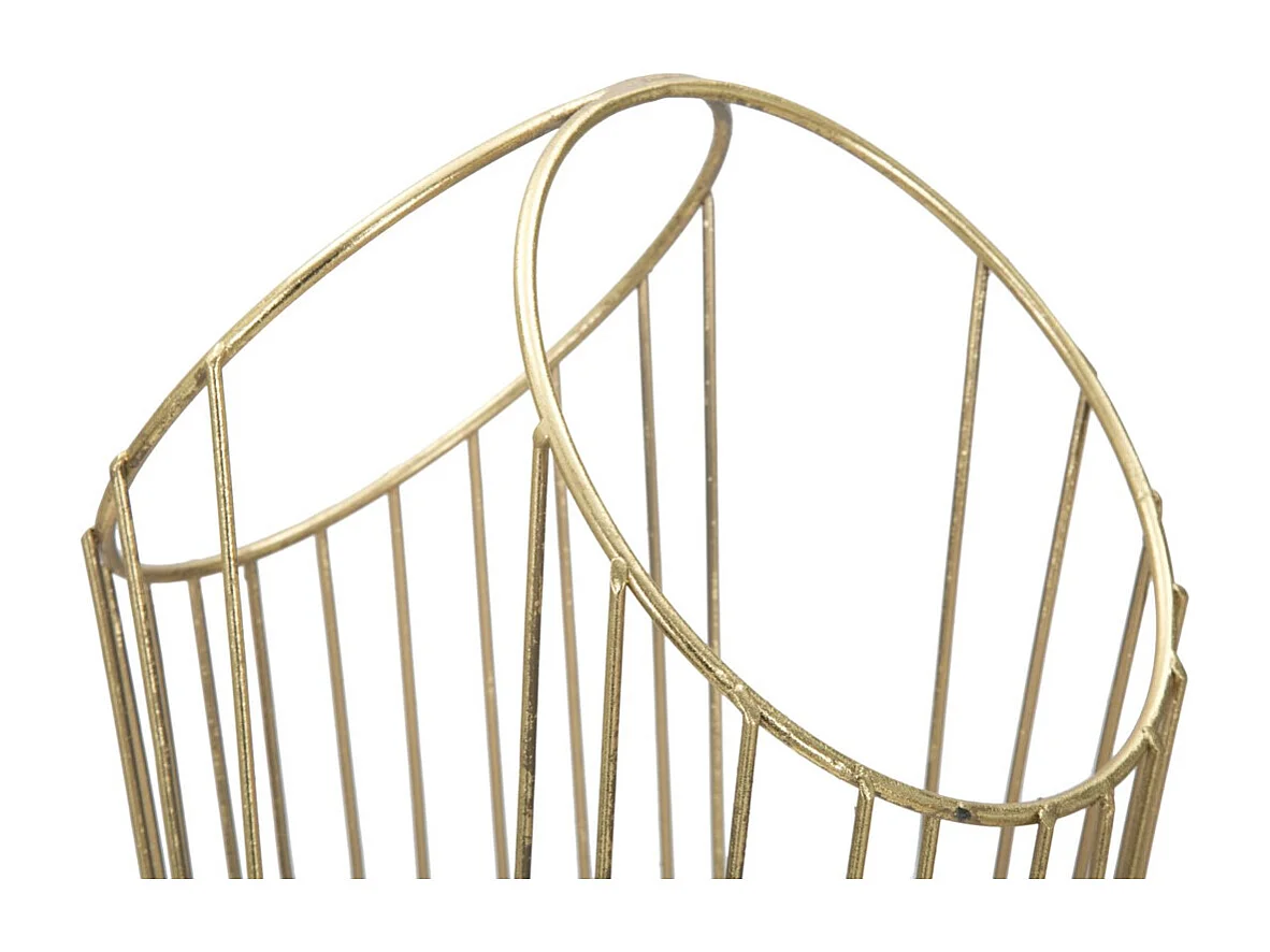 Porte-Parapluie MF329, Or, 25,5x18,5x60 cm, Seven Design