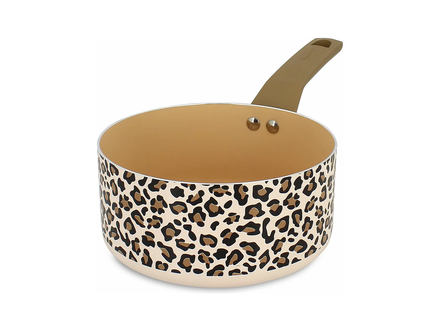 Menastyl - Casserole Leopard 18cm Aluminium Recycle Marron