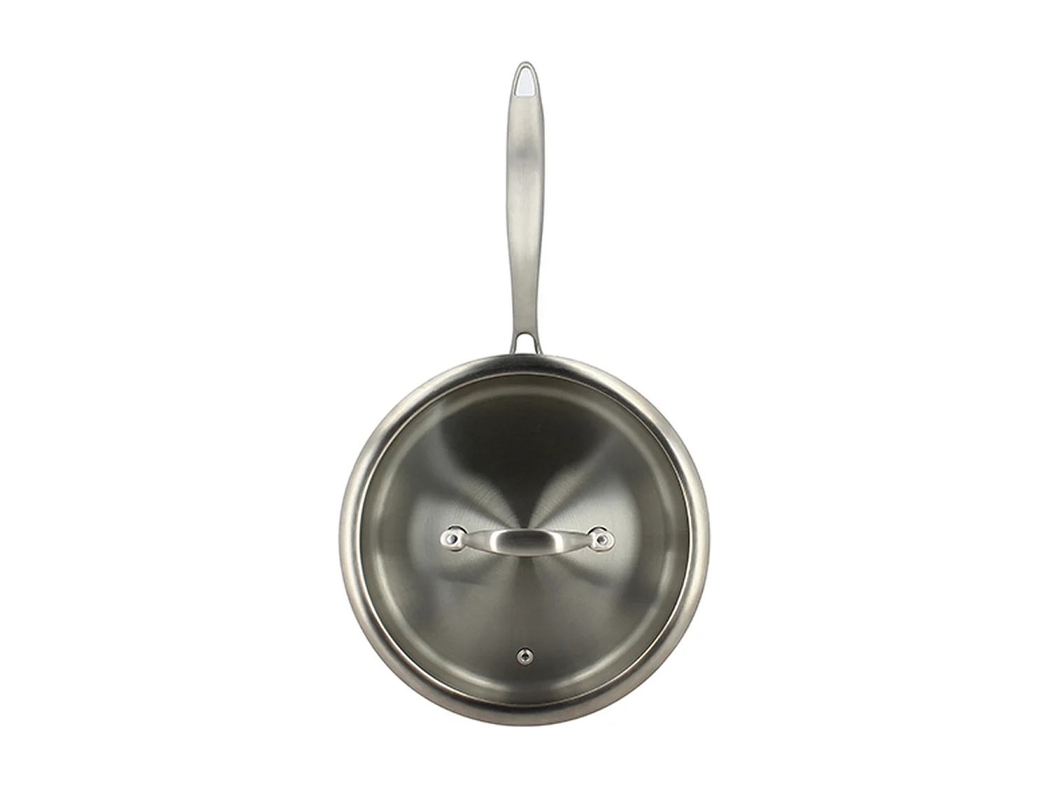 Menastyl - Sauteuse Triply 24cm En Inox Couvercle Verre Fabriquée En France