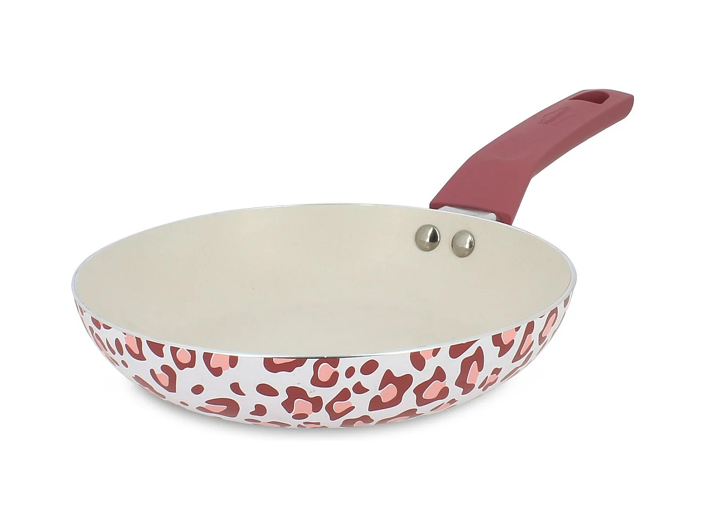 Menastyl - Poele Leopard 20cm En Aluminium Recycle Rose