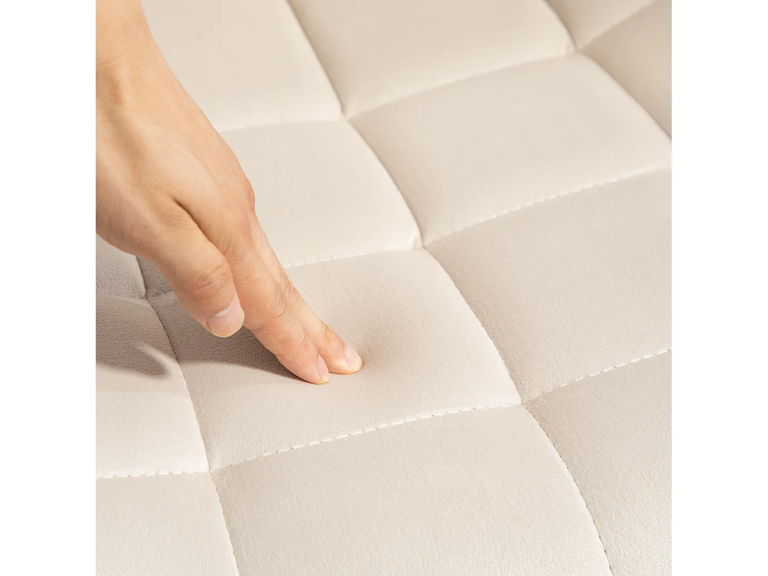 Chaise de bureau SVITA MICKY pour enfants, chaise de bureau réglable en hauteur, chaise pivotante, créme