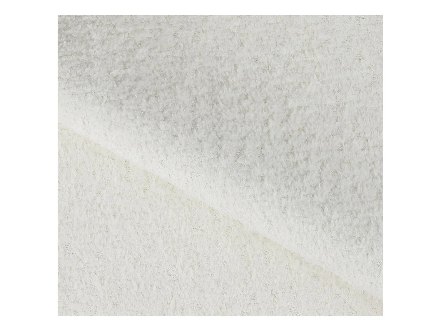 Canapé d'angle Mila L/revêtement tissu/Blanc-Bouclé