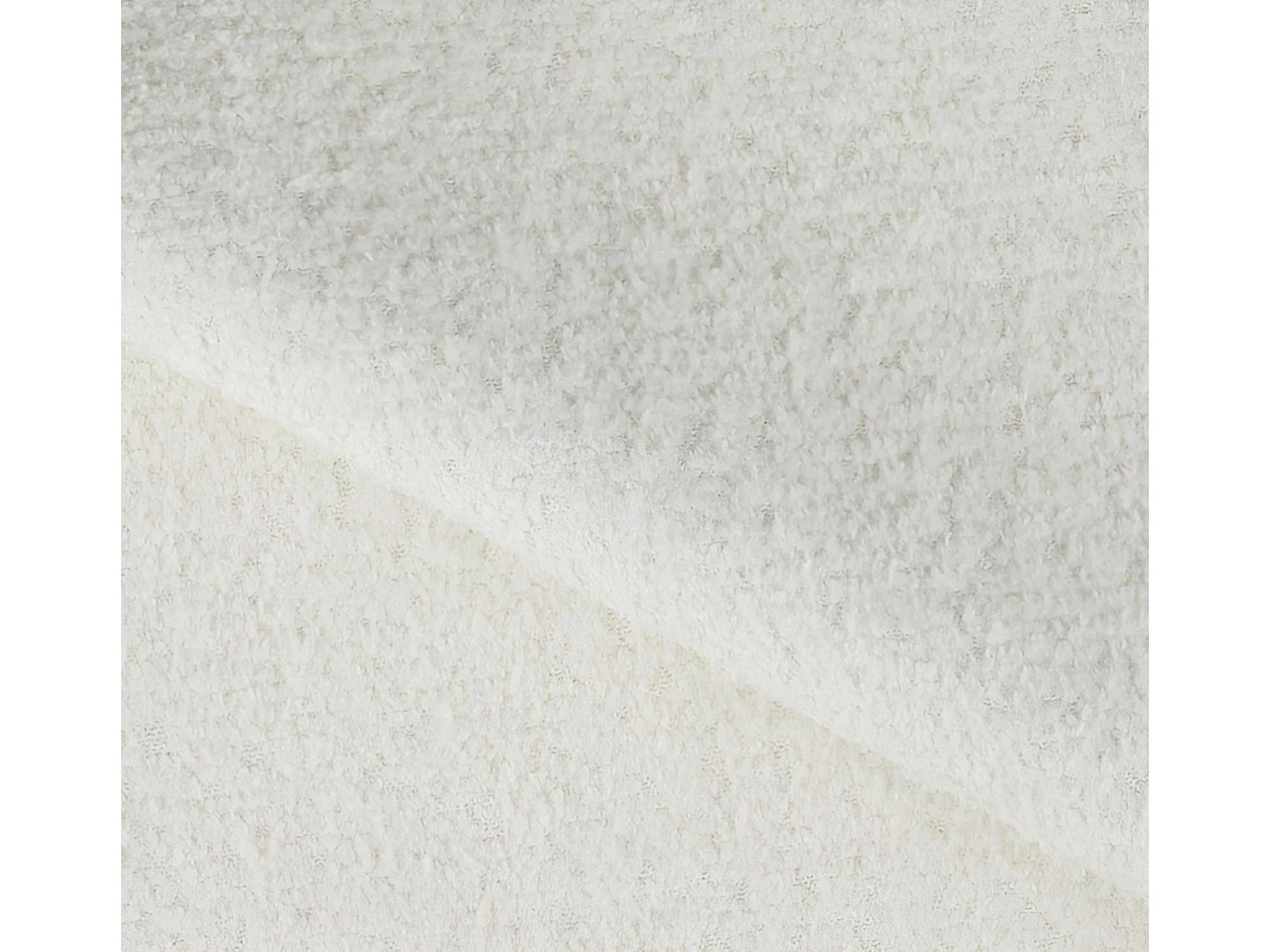 Canapé d'angle Mila L/revêtement tissu/Blanc-Bouclé