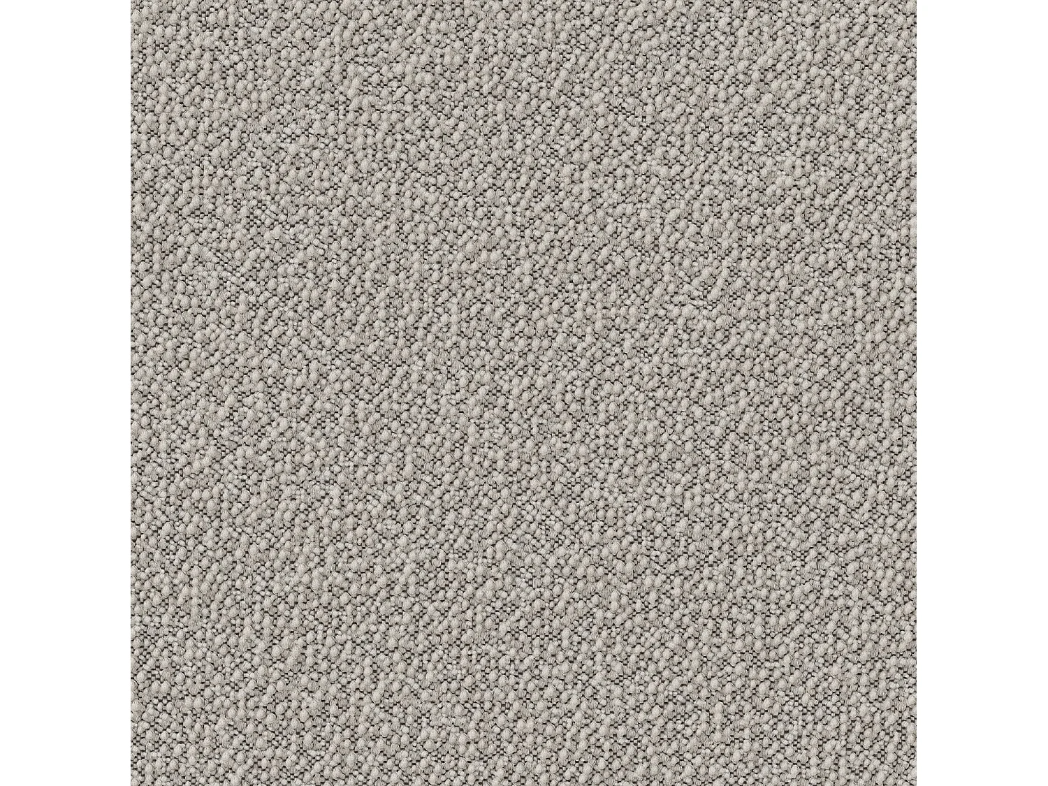 Habitat - Canapé 3 places modulable en tissu bouclette avec dossier avance-recule - Gris perle - Rudolf