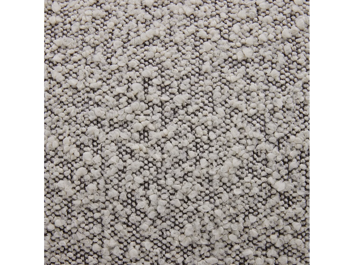 Habitat - Canapé 3 places modulable en tissu bouclette avec dossier avance-recule - Gris perle - Rudolf