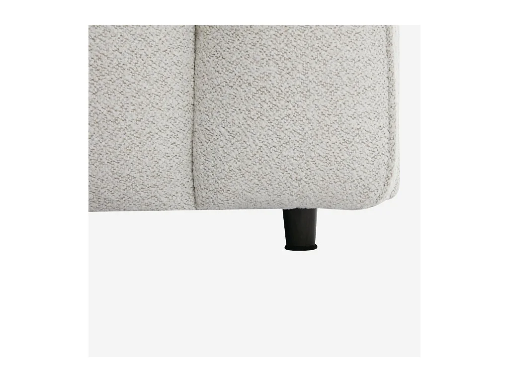 Habitat - Canapé 4 places en tissu bouclette - Crème - Design by Nicole Aptel - Temoli