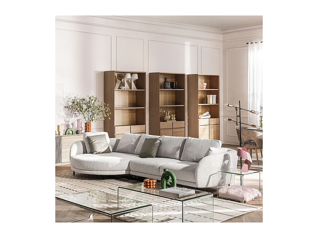 Habitat - Table basse - Verre trempé - Gala