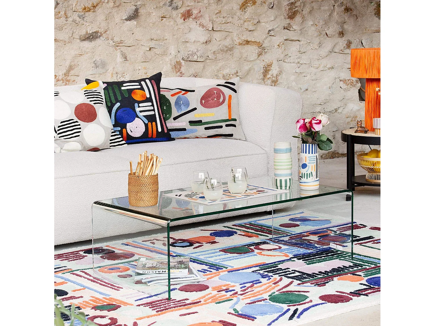 Table basse - Verre trempé