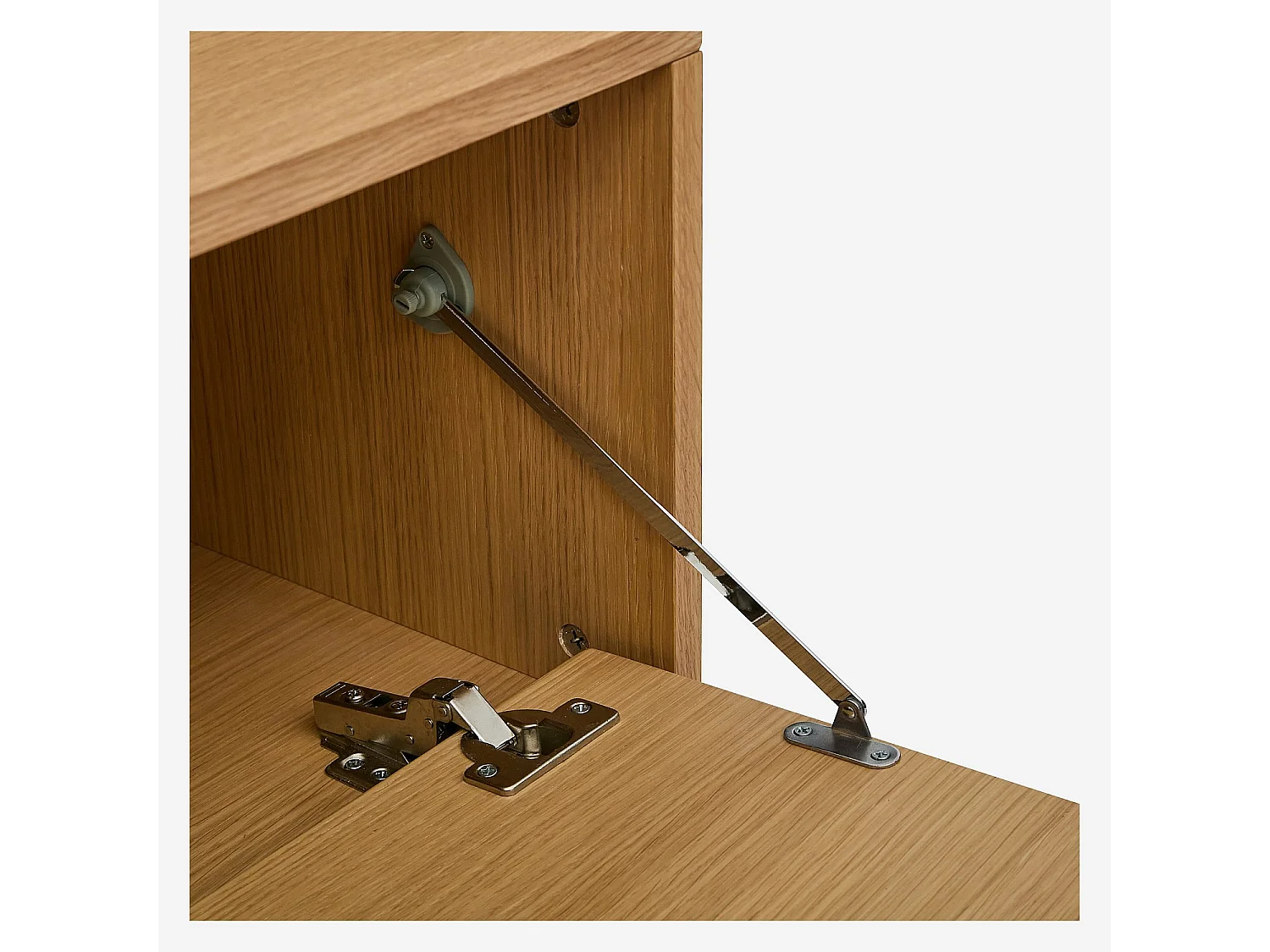 Habitat - Table basse avec rangements en chêne - Naturel - Max