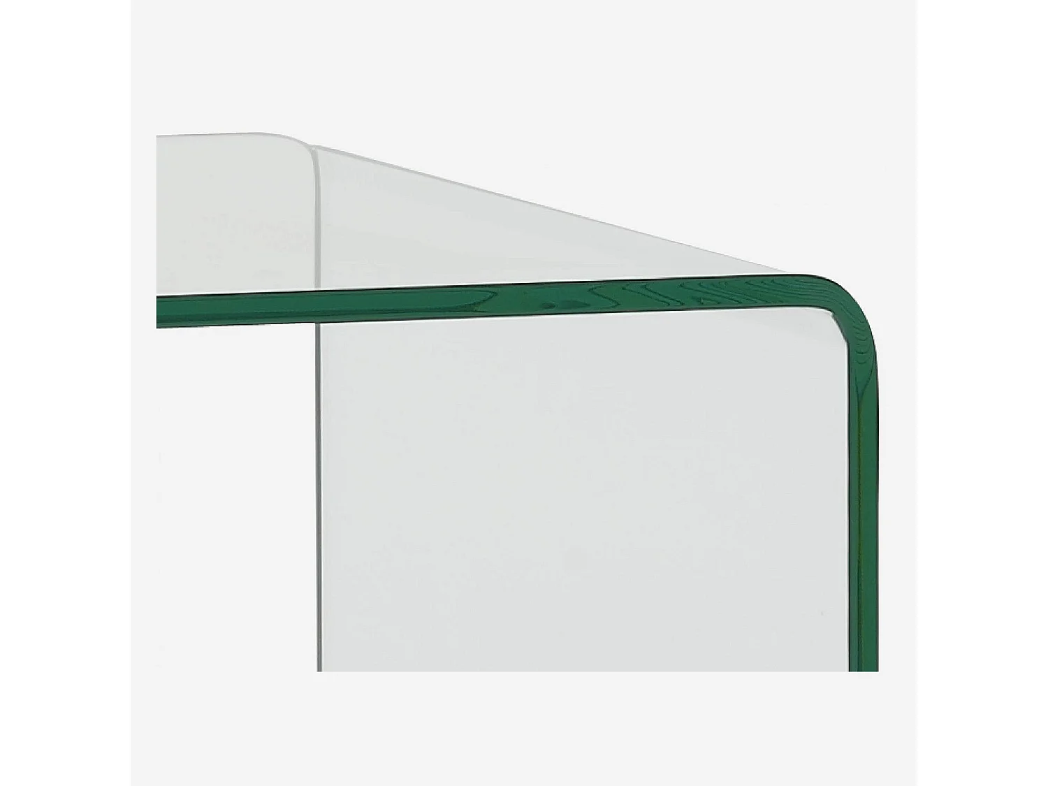 Table d'appoint en verre trempé