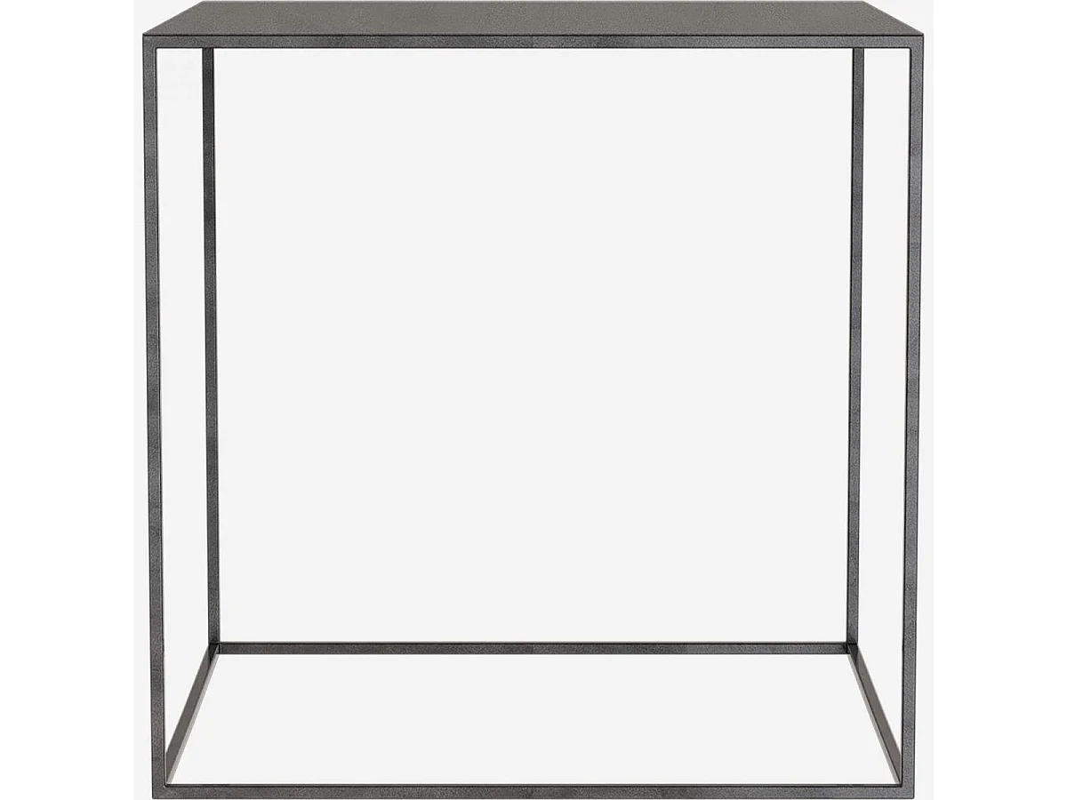 Habitat - Table d’appoint en métal 40 x 40 cm – Noir - Utyl