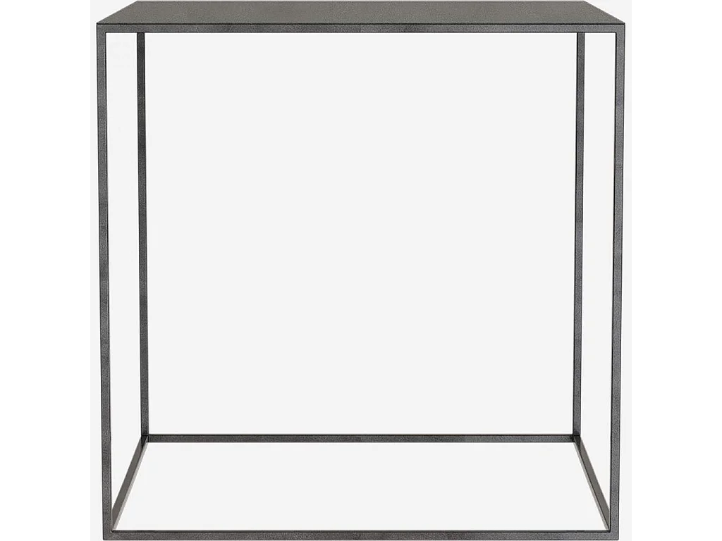 Habitat - Table d’appoint en métal 40 x 40 cm – Noir - Utyl