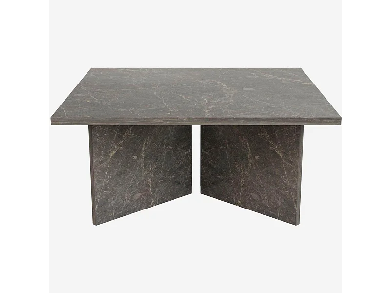 Habitat - Table basse en marbre - Noir - Adana