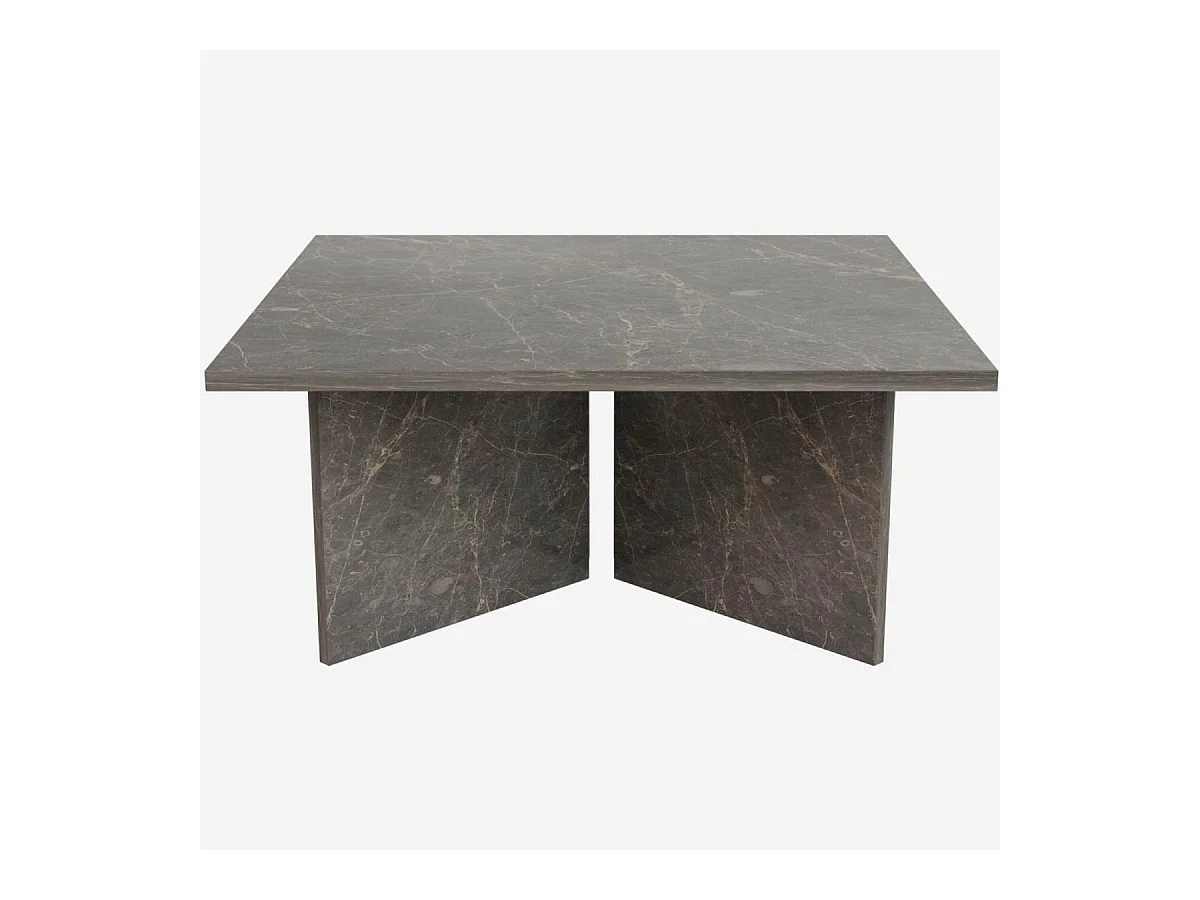 Habitat - Table basse en marbre - Noir - Adana