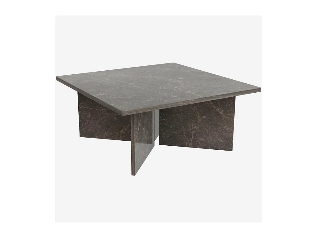 Habitat - Table basse en marbre - Noir - Adana