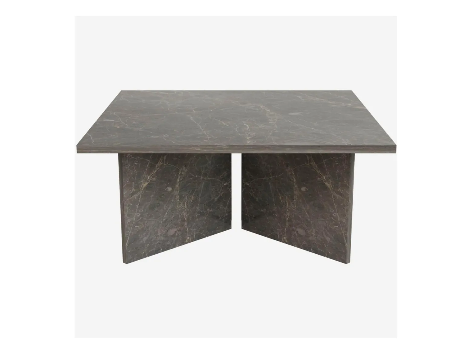 Habitat - Table basse en marbre - Noir - Adana
