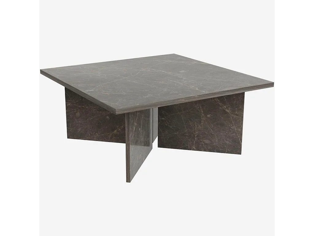 Habitat - Table basse en marbre - Noir - Adana