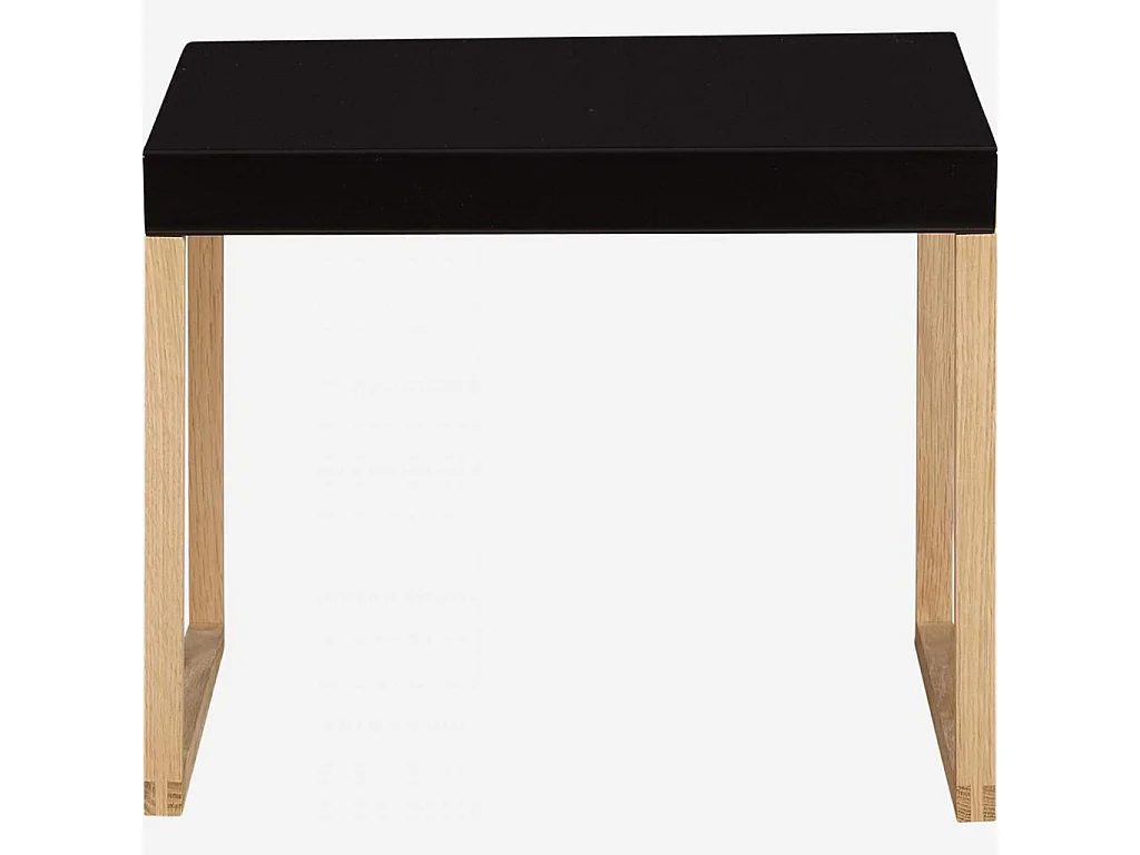 Habitat - Table d'appoint en acier laqué - Noir - Design by Elling Ekornes & Trine Haddal - Kilo