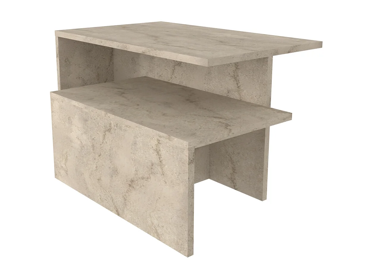 Decorotika Twins 2 Pieces Nesting Coffee Table - W 72 cm x H 42 cm x D 45 cm