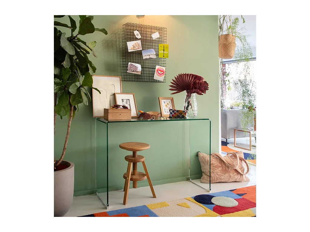 Habitat - Console en verre trempé - Gala