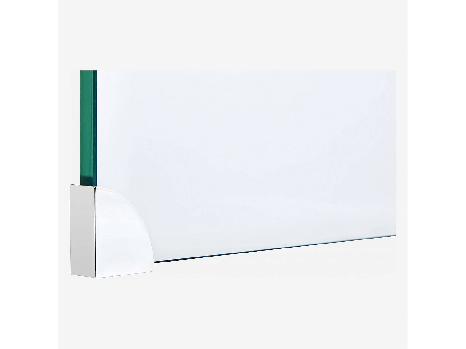 Console en verre trempé