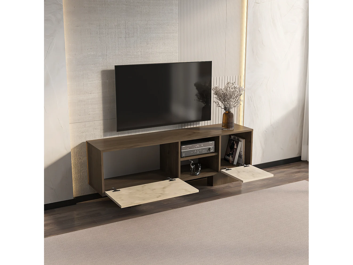 Decorotika Monaco TV Unit for TVs up to 50 inches