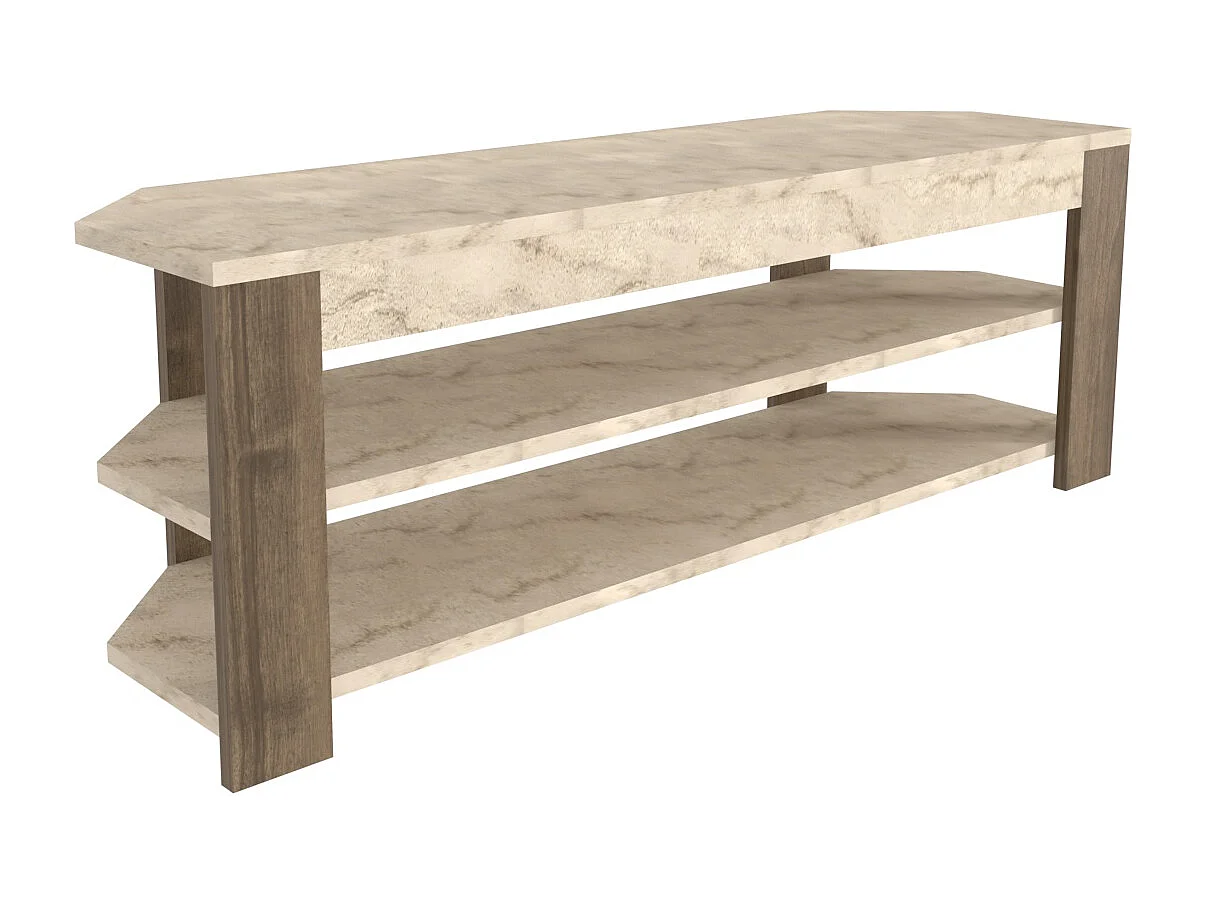 Decorotika Rita Corner TV Unit for TVs up to 43 Inches