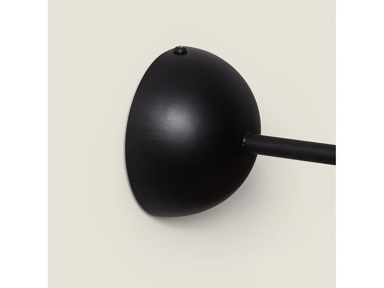 Aplique de Pared Metal Bradwall Negro