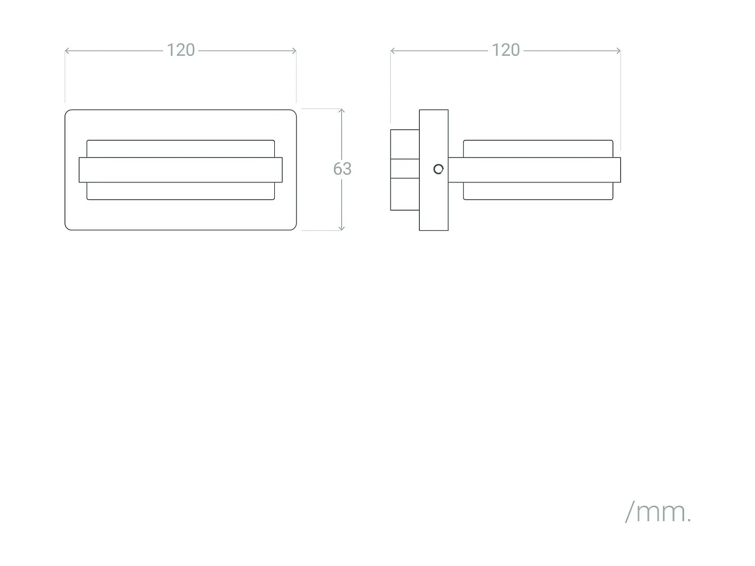 Applique da Parete per Esterni LED 10W Alluminio Duhun Nero