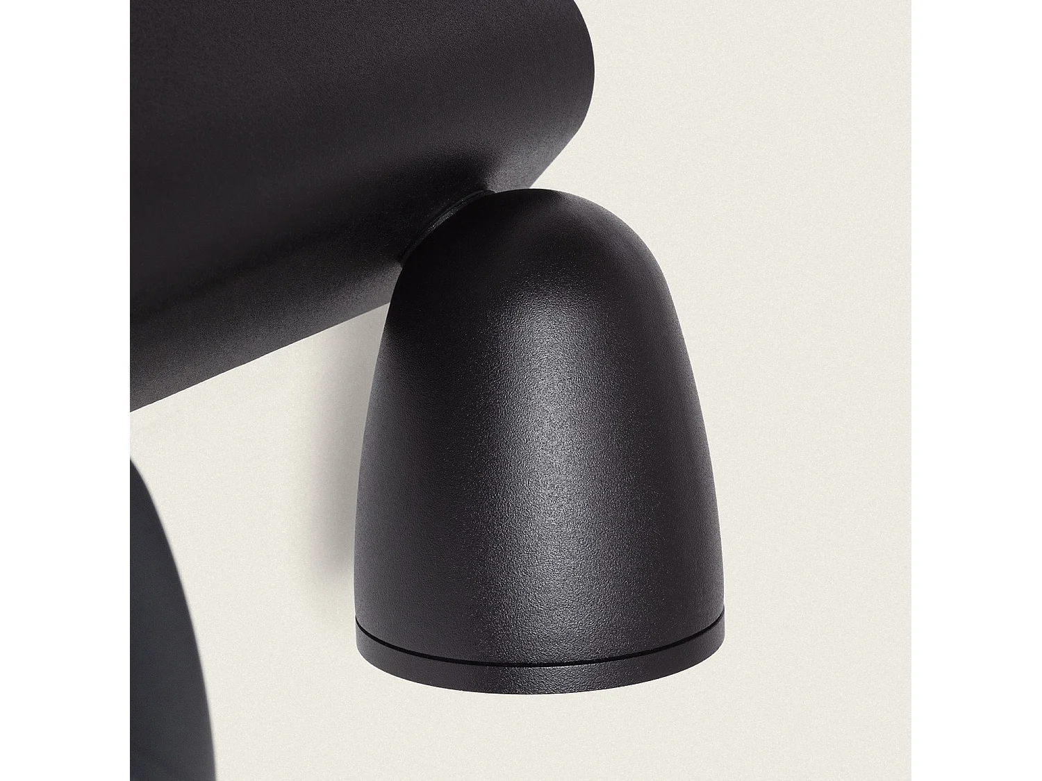 Aplique de Pared Exterior Aluminio Abel Large Dos Focos Negro