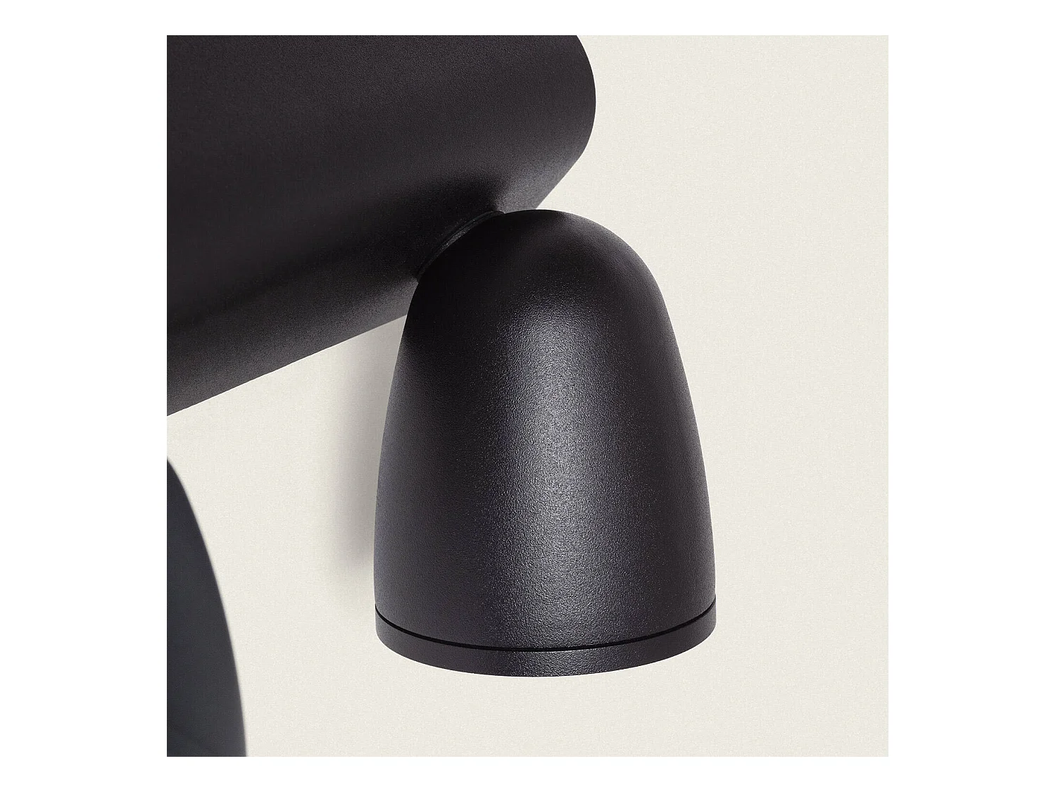 Aplique de Pared Exterior Aluminio Abel Large Dos Focos Negro