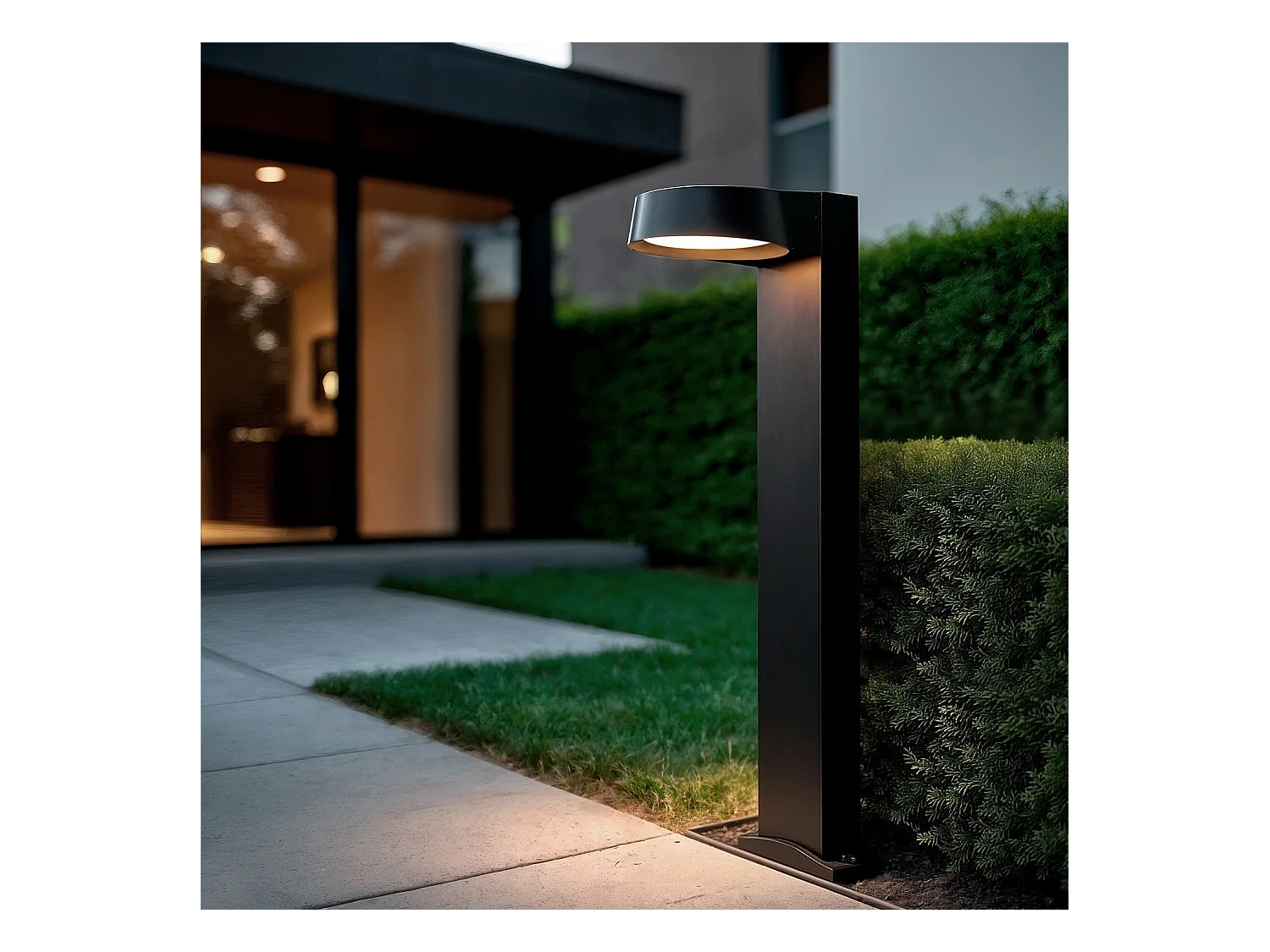 Baliza Exterior LED 12W Aluminio Chupny Negro