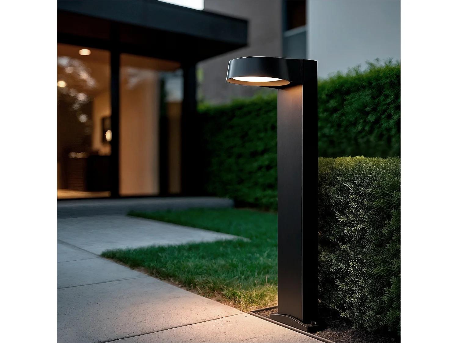Balise Murale Extérieure LED 12W Aluminium Chupny  Noir