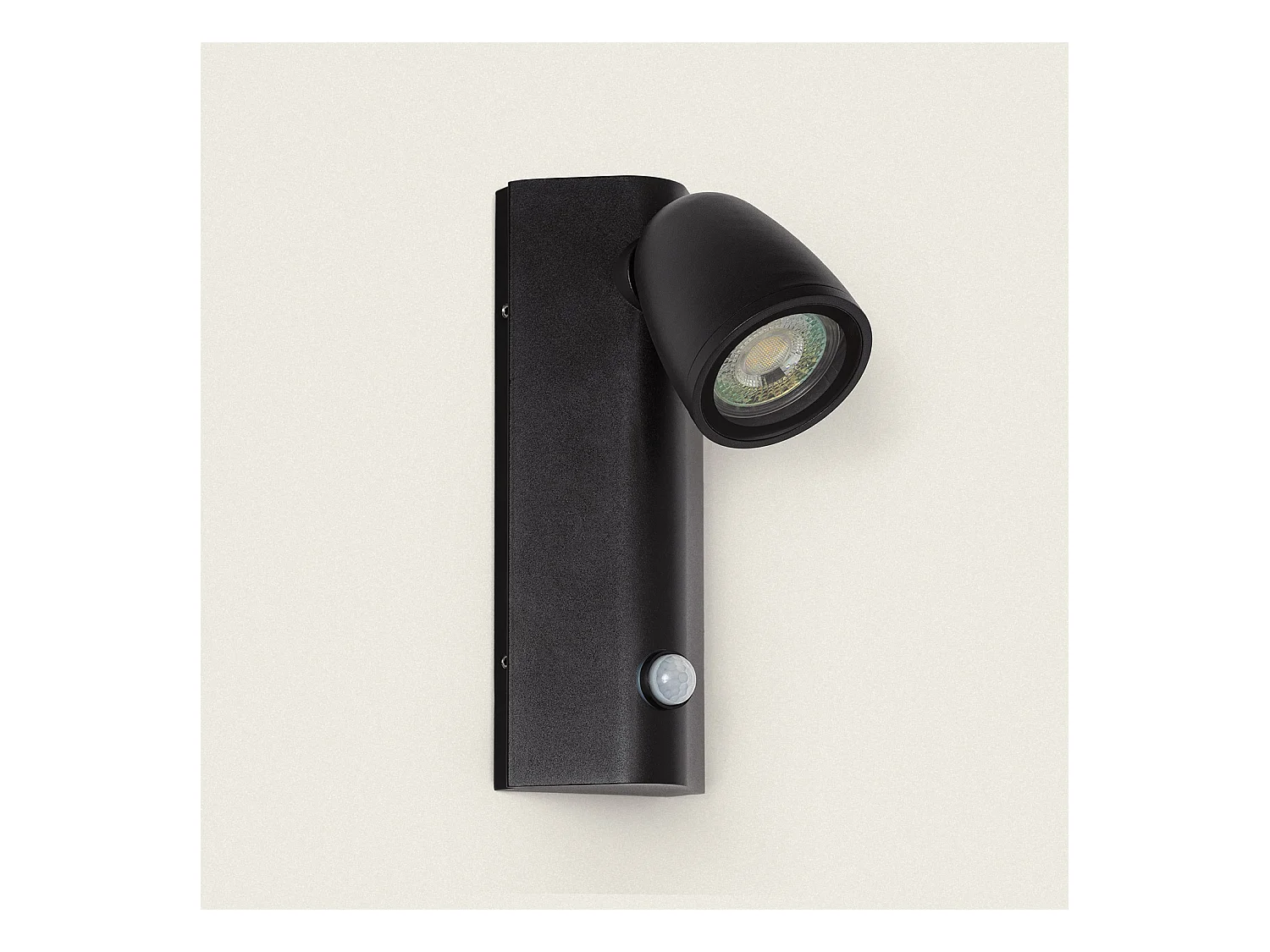 Aplique de Pared Exterior Aluminio con Detector de Movimiento Abel Gris Oscuro