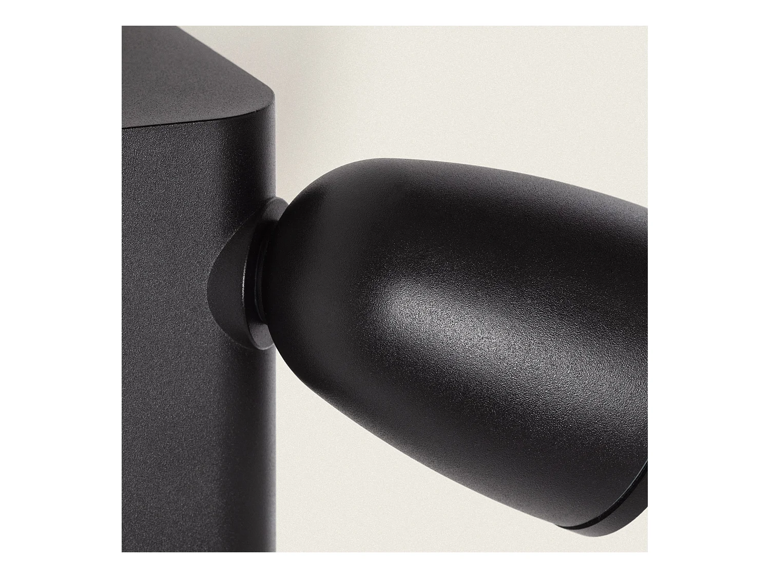 Aplique de Pared Exterior LED 6W Aluminio con Detector de Movimiento Abel Negro