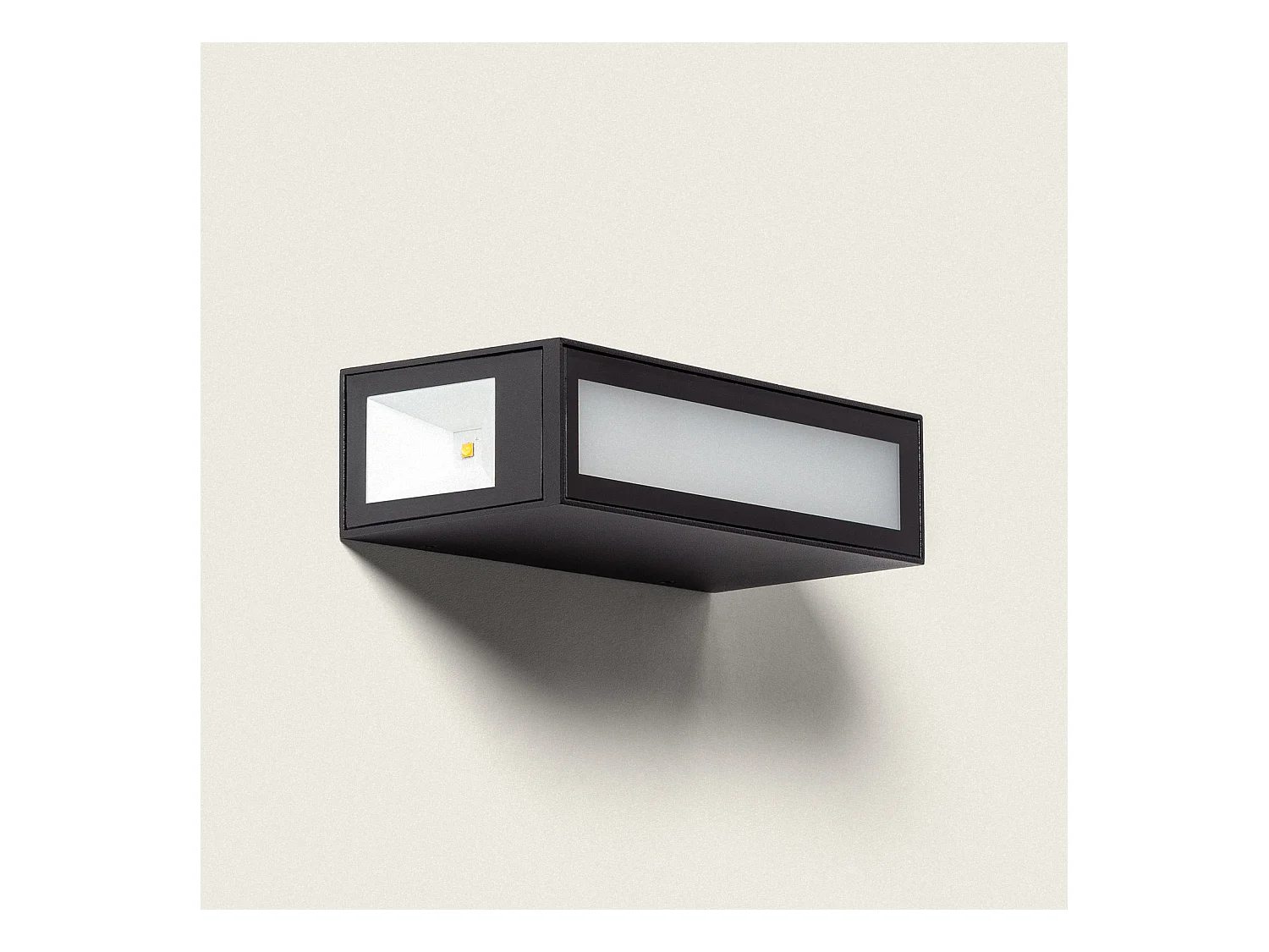 Applique da Parete per Esterni LED 8W Alluminio Holius Nero Opaco