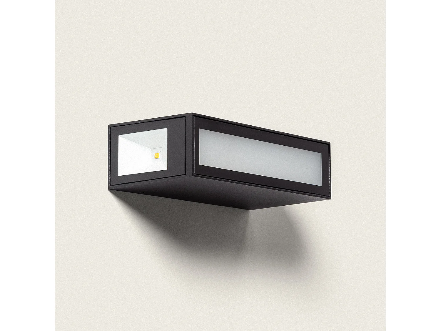 Applique Murale Extérieure LED 8W Aluminium Holius  Noir mat