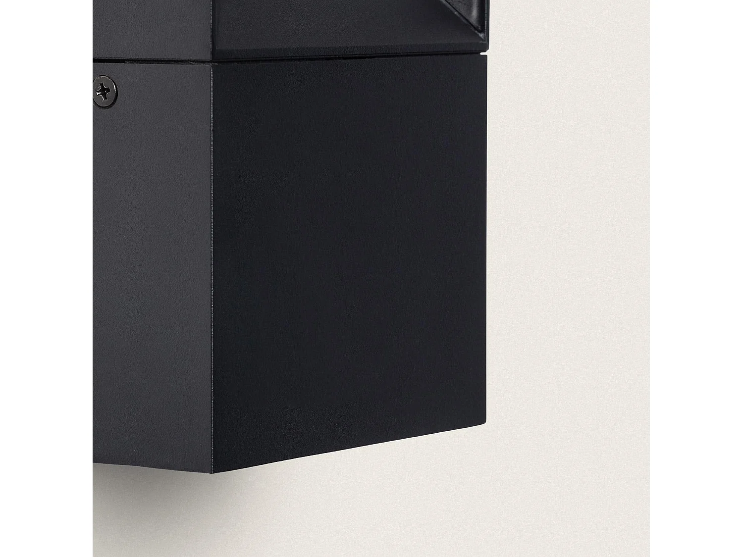 Aplique Pared Exterior LED Aluminio 10W Trimel Negro Negro