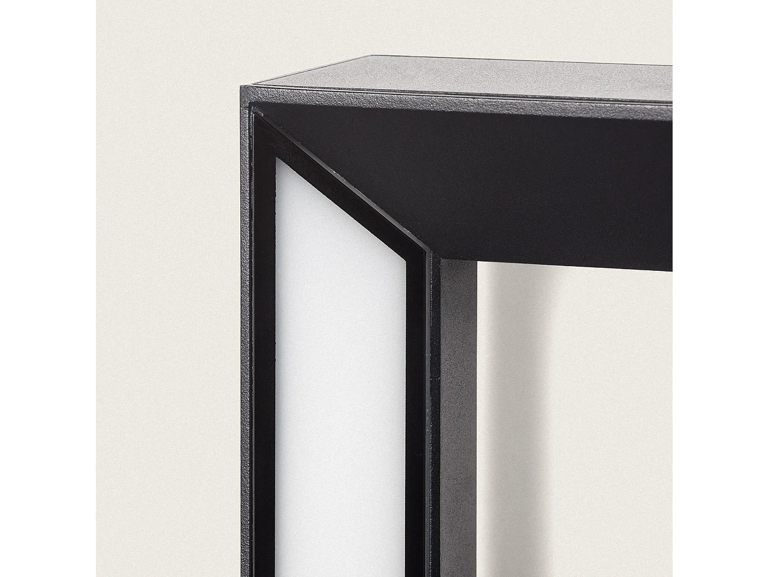 Aplique Pared Exterior LED Aluminio 10W Trimel Negro Negro